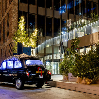 Kalėdinė inspiracija "LONDON CAB TAXI" Vilnius JUNGLE FLORA nuotrauka 7