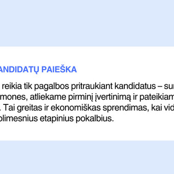 Personalo atranka Vilnius EuroPersonalas nuotrauka 1