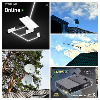 Starlink palydovinio interneto montavimo darbai. Vilnius Paulius V. nuotrauka 1