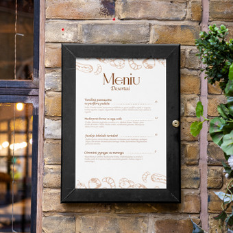 Kavinių ir restoranų meniu maketavimas Vilnius Dovilė Bancevičiūtė nuotrauka 8