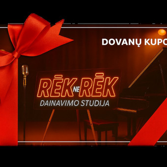 Dovanų kuponas dainavimo pamokoms Vilnius Indrė Anankaitė - RĖKneRĖK dainavimo studija nuotrauka 2