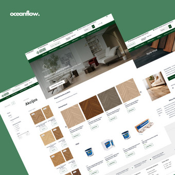 Svetainių dizainas (web design) Vilnius Oceanflow. nuotrauka 1