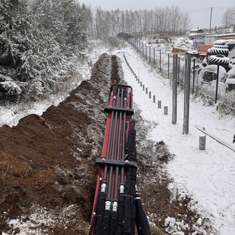 Tranšėjų kasimas Vilnius Spec. technikos nuoma Vilnius nuotrauka 13