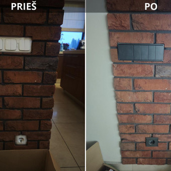 Rozečių, jungiklių montavimas Panevėžys Tomas Timinskas nuotrauka 10