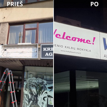 Reklamos šviesdėžių- remontas/pajungimas Vilnius Gediminas nuotrauka 18
