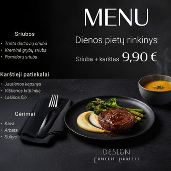 Kavinių ir restoranų meniu maketavimas Šilalės rajonas Raimondas Labaitis nuotrauka 9