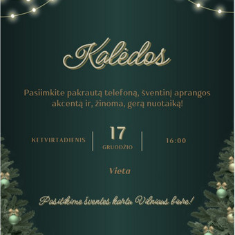 Kvietimai ir stalo kortelės renginiams Vilnius Dance Makes Party nuotrauka 6