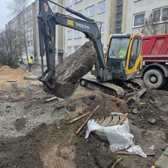 Ekskavatoriaus nuoma Vilnius MB Grindalait nuotrauka 1