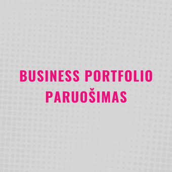 Business Portfolio paruošimas Klaipėda Akvilė Sakalauskytė nuotrauka 5