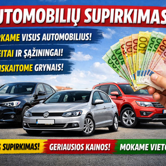 Daužtų automobilių supirkimas Vilnius monvaplus nuotrauka 1