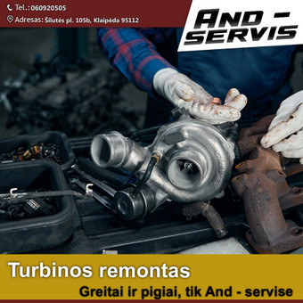 Turbinų remontas Klaipėda And-Servis nuotrauka 9
