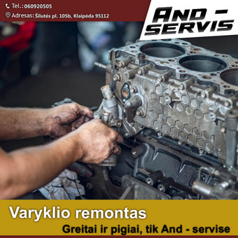 Variklių remontas Klaipėda And-Servis nuotrauka 1