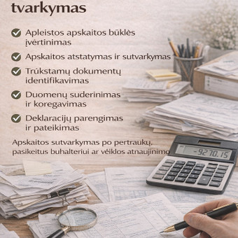 Apleistos buhalterijos tvarkymas Klaipėda Anastasija nuotrauka 6