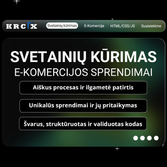 El. parduotuvių kūrimas Kaunas Karolis - KRCX nuotrauka 1