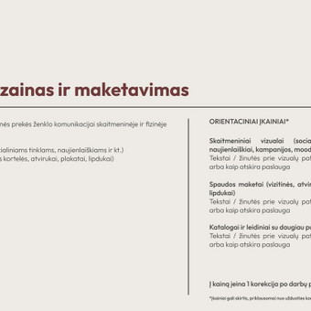 Grafinis dizainas ir maketavimas Palanga Greta R nuotrauka 5