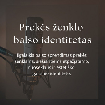 Prekės ženklo balso identitetas Kaunas Karina Misevičienė nuotrauka 2