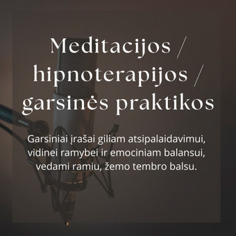 Meditacijos / hipnoterapijos / garsinės praktikos Kaunas Karina Misevičienė nuotrauka 4