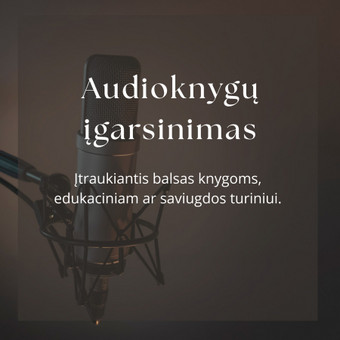 Audioknygų įgarsinimas Kaunas Karina Misevičienė nuotrauka 3