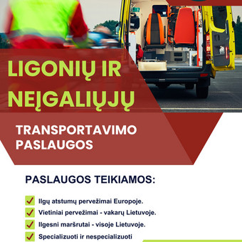 Keleivių pervežimas Lietuvoje Klaipėda ROSMedica nuotrauka 5
