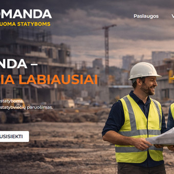 Svetainių dizainas (web design) Kaunas Armandas Buda nuotrauka 1