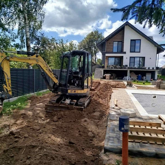 Ekskavatoriaus nuoma Vilnius Kasimo darbai nuotrauka 1