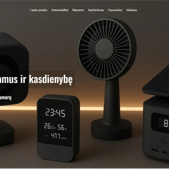 El. parduotuvių kūrimas Palanga EM Web projektai nuotrauka 1