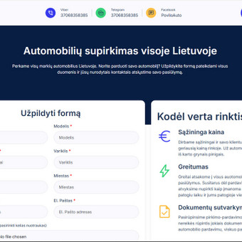 Svetainių kūrimas Vilnius Marius Domarkas nuotrauka 2