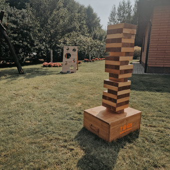 XXL JENGA Klaipėda TOŠIS - žaidimų nuoma nuotrauka 1