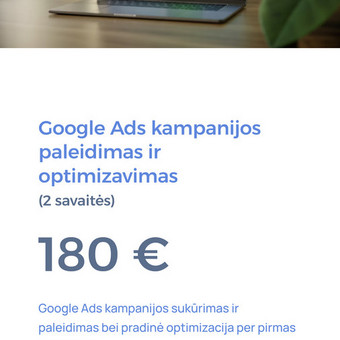 Google Ads reklama Vilnius egle kvedaraviciute nuotrauka 4