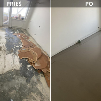 Senu grindų demontavimas Kaunas TAMA grindys nuotrauka 13