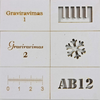 Popieriaus pjovimas ir graviravimas lazeriu Vilnius Pjovimas Lazeriu nuotrauka 6