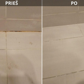 Silikono perklijavimas Kaunas MB "E.V Kokybiškos valymo paslaugos" nuotrauka 19