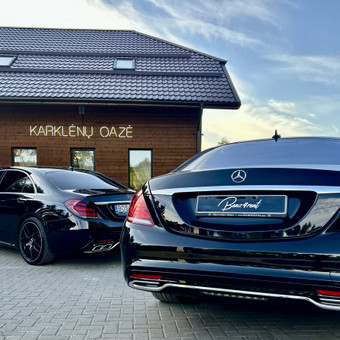 Mercedes Benz S klasės long modelis Vilnius Benz4Rent nuotrauka 1