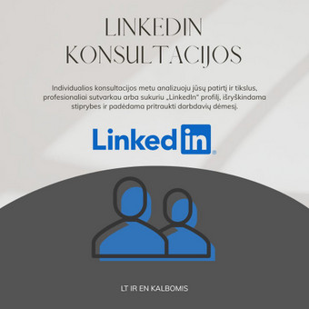 LinkedIn konsultacija Kaunas Sandra nuotrauka 7
