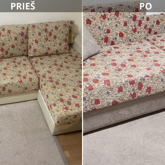 Baldų restauravimas namuose Panevėžys Siuvimo Kompozicija nuotrauka 3
