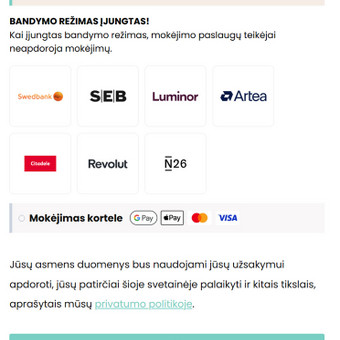 Mokėjimo sistemų pajungimas Kaunas Dzmitry Khatskou nuotrauka 4