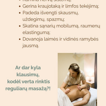 Viso kūno masažas su rankų ir pėdų kauke Klaipėda Raimonda Masažo meistrė nuotrauka 15