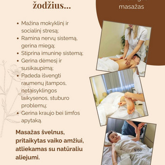 Masažas vaikams 4-10m. Klaipėda Raimonda Masažo meistrė nuotrauka 18