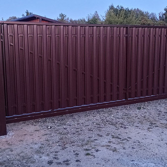Stumdomų vartų gamyba Mažeikių rajonas Geležinis Lokys nuotrauka 3