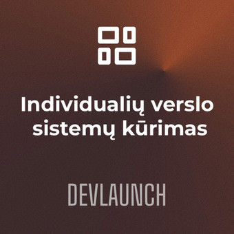 Individualių verslo sistemų kūrimas Vilnius Devlaunch, MB nuotrauka 6