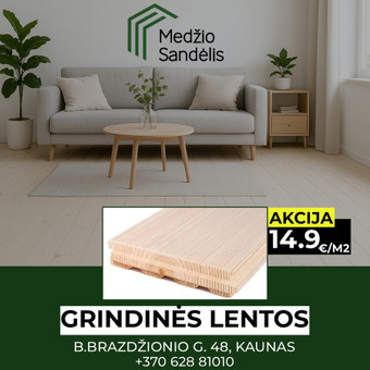 Grindinės lentos Kaunas UAB "Medžio sandėlis" nuotrauka 3