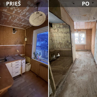 Pertvarų, sienų griovimas Kaunas Kęstutis nuotrauka 2