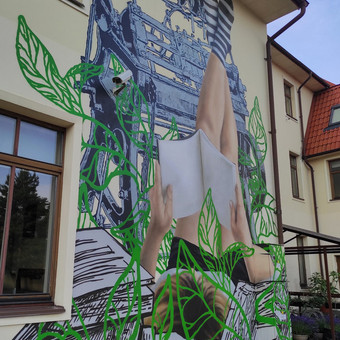 Grafiti piešimas Kupiškio rajonas Marius Skrupskis nuotrauka 5