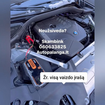 Automobilio užvedimas Klaipėdos rajonas Pagalba kelyje Palangą 24/7 nuotrauka 3
