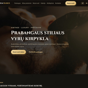 Svetainių kūrimas Kaunas Džiugas Tamošaitis nuotrauka 1