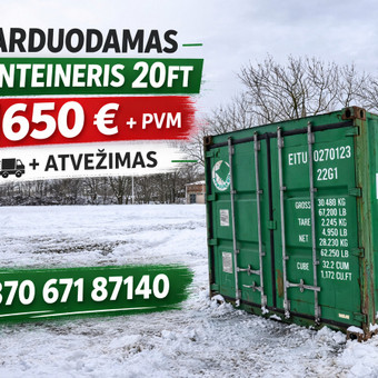 JŪRINIŲ KONTEINERIŲ NUOMA PARDAVIMAS Klaipėdos rajonas Vitalijus nuotrauka 7