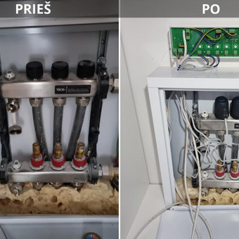 Termostatų pajungimas/grindų šildymo automatizavimas Vilnius Gediminas nuotrauka 17