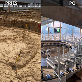 Modernių melžyklų statyba Pagėgiai UAB Construction invest group nuotrauka 5