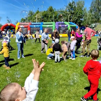Didelių muilo burbulų programa Vilnius Eventofonas nuotrauka 19