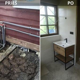 Vandentiekio, kanalizacijos įrengimas Jonavos rajonas Algirdas nuotrauka 4